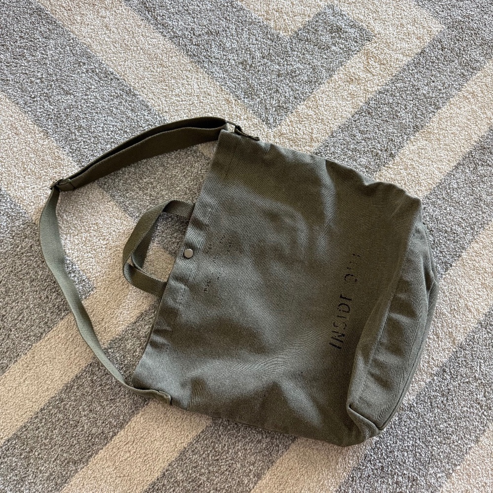 Army Green Inside Out Bag